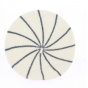 French Beret - grey striped beret