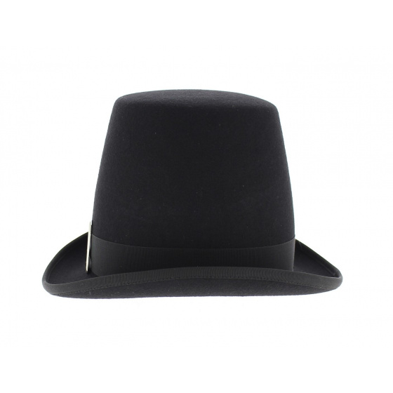 Chapeau Girondin Feutre laine Noir - Traclet