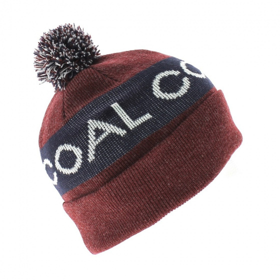 The Team heather burgundy Coal Beanie
