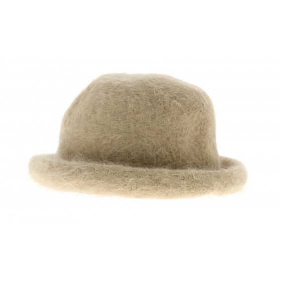 Chapeau cloche angora