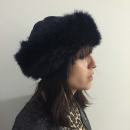 Toque fourrure femme made in france