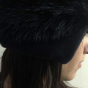 Women's Chamonix Fur Toque - Black