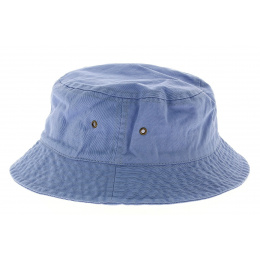 Sky blue cotton bucket hat