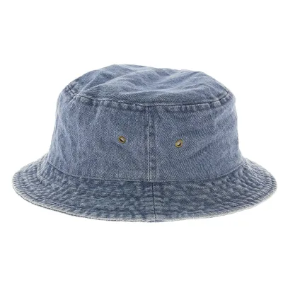 Cotton denim bucket hat - Bucket Reference: 5096 | Traclet Headwear