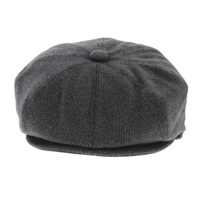 Figeac Grey Chevron Cap Reference: 3956 | Traclet Hat Shop