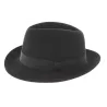 Le François Black Fedora Hat Reference: 350 | Traclet Millinery