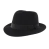 Le François Black Fedora Hat Reference: 350 | Traclet Millinery