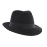 Le François Black Fedora Hat Reference: 350 | Traclet Millinery