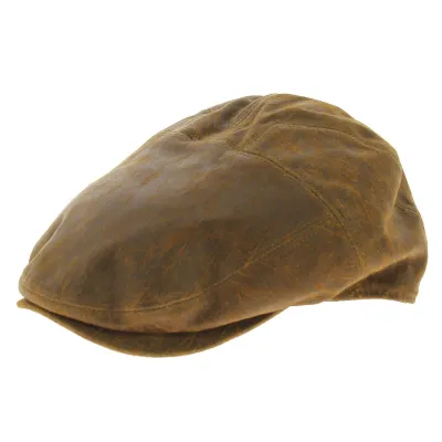 Camel Leather Cap Ralph - Traclet Reference: 5130 | Traclet Hat Shop