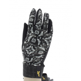 Women's fancy floral gloves