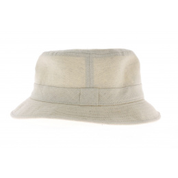 Chapeau Bob en Coton et Lin beige CRAMBES