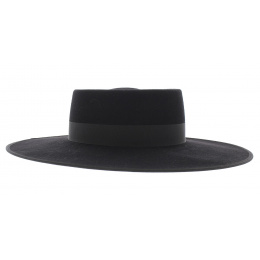 Wide-Brimmed Auvergnat Felt Hat