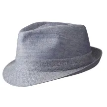 chapeau tissu stetson - Chapeau Osceola trilby en lin Stetson Reference : 2786 | Chapellerie Traclet