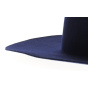 Navy Blue Wool Felt Jacou Hat - Traclet