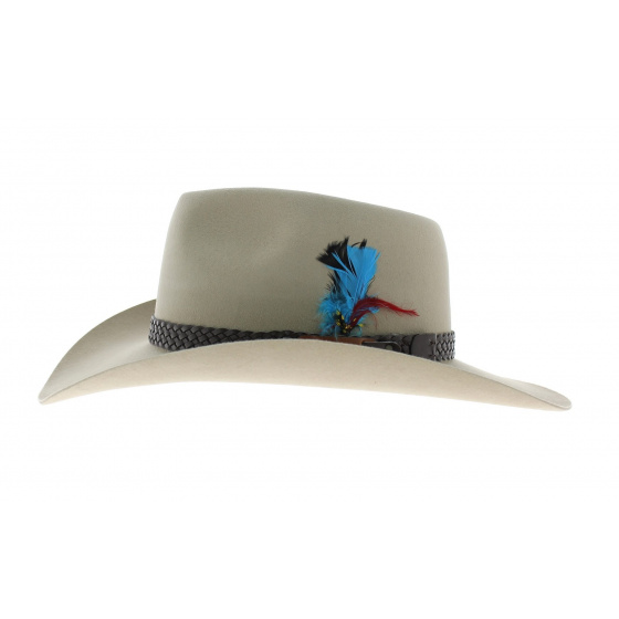 Akubra Snow River Felt Hat - Sand