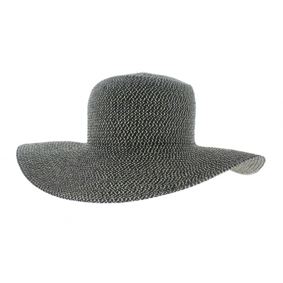 Léa Black Summer Wide-Brimmed Hat - Seeberger