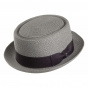 Gray Toyo Pork Pie Hat - Traclet