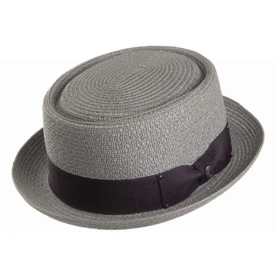 Chapeau Pork Pie Toyo Gris- Traclet