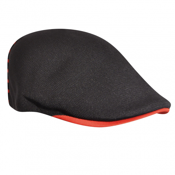 Casquette Panel Stripe 507 Noir rayures rouges - Kangol
