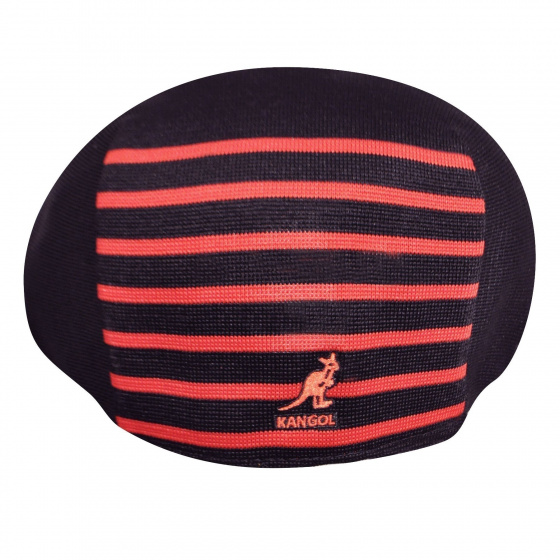 Panel Stripe 507 Cap Black with red stripes - Kangol