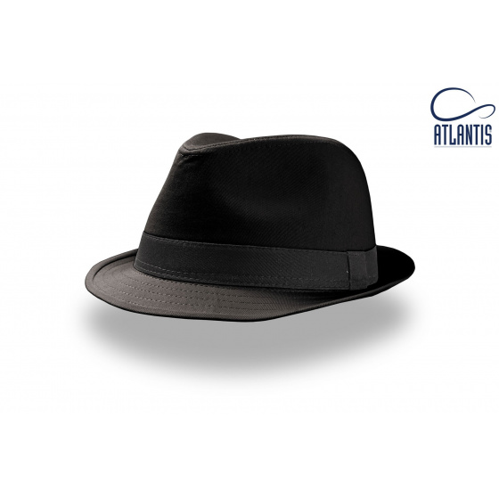 chapeau hip hop - Chapeau Trilby Petit Hip-Hop Coton noir