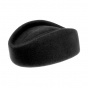 Black Flight Attendant Pillbox Hat