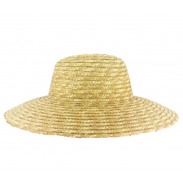 Maryse Rosa Wide-Brimmed Hat Without Ribbon