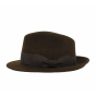 Brown Waterproof Fedora Hat