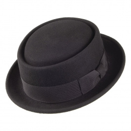 Chapeau Pork Pie walworth Noir