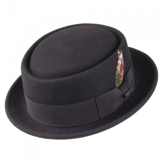 Chapeau Pork Pie walworth Noir Chapeau Pork Pie walworth Noir