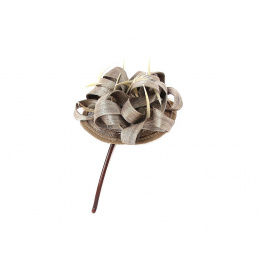 Navy - brown hair ornament