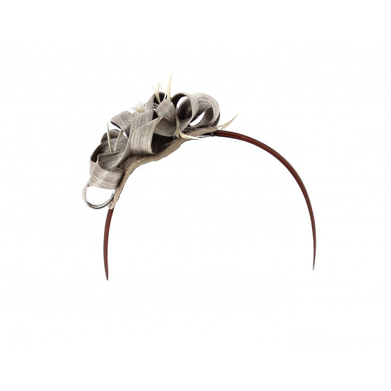 Marine - garniture marron pour cheveux  Marine - garniture marron pour cheveux