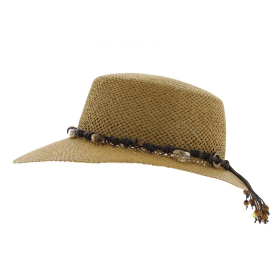 Giuditta - Brown straw cap