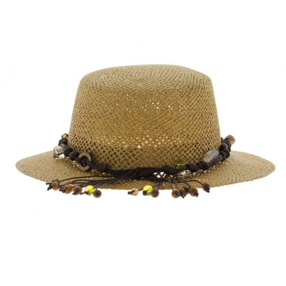 Giuditta - Brown straw cap