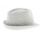 Chapeau Trilby Coton Stripes - Traclet