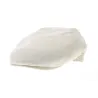 Casquette plate - 100% lin fantaisie beige Reference : 4536 | Chapellerie Traclet