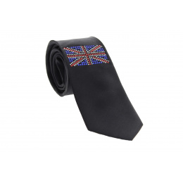 UK Rhinestone Silk Tie