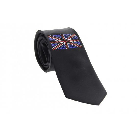 UK Rhinestone Silk Tie