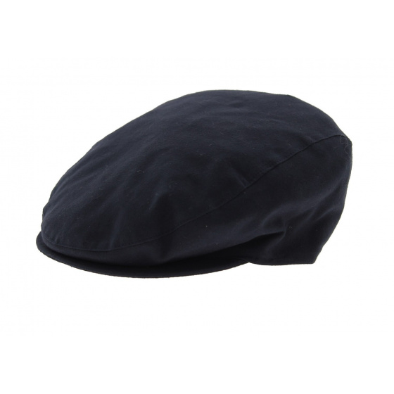 Navy Bostone Flat Cap