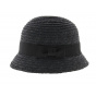 Black Maithe straw bell hat