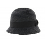Black Maithe straw bell hat