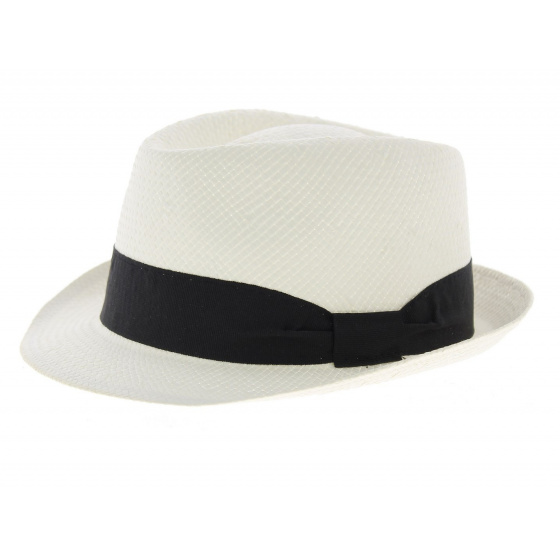 Groove Straw Trilby Hat