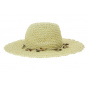 Wide-Brimmed Sun Hat - Dorfman - Ecru color
