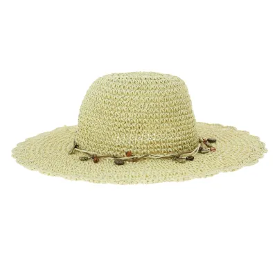 Chapeau forme capeline - Dorfman - Coloris écru Reference : 5401 | Chapellerie Traclet