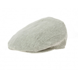 Adriatic Linen Flat Cap - Traclet