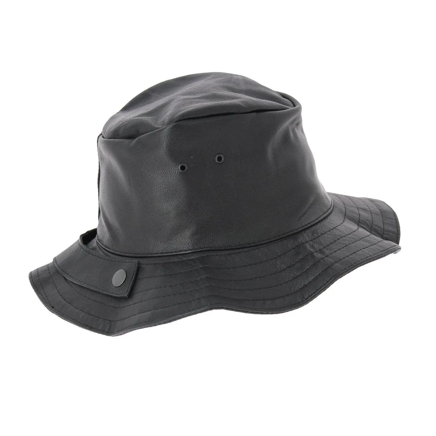 chapeau cuir style traveller Reference : 984 | Chapellerie Traclet