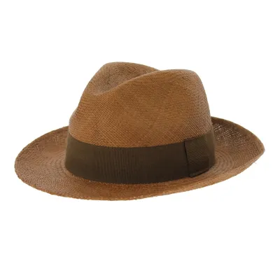 Chapeau panama Manabi - Marron Reference : 5441 | Chapellerie Traclet