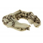 Peace and Skull beige scarf 