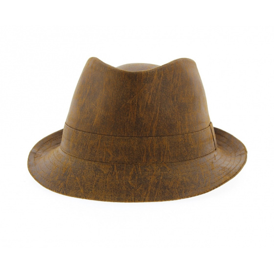 leather trilby Reference : 5451 | Chapellerie Traclet