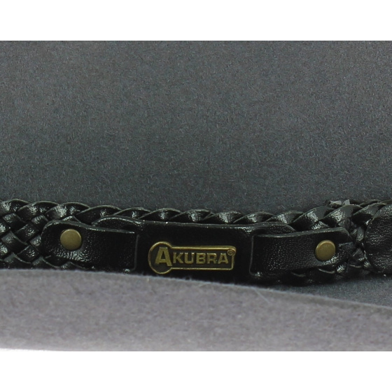 Chapeau feutre Snow River Akubra - Gris